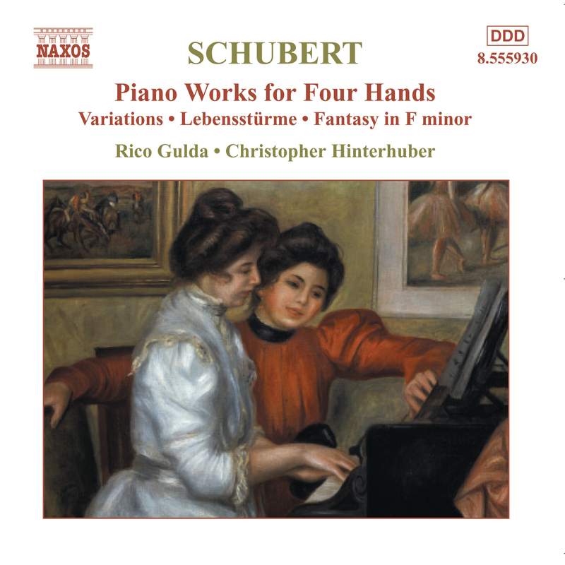 Schubert - Piano Works for Four Hands Volume 1 - Naxos: 8550555