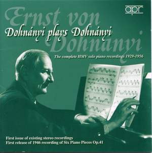 Dohnányi plays Dohnányi