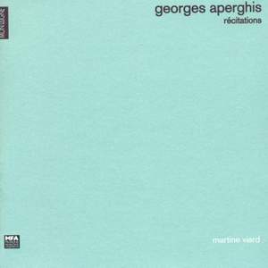 Georges Aperghis: Recitations