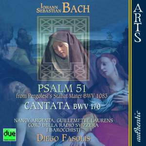 Bach, J S: Cantata BWV170 'Vergnügte Ruh, beliebte Seelenlust', etc.