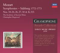 Mozart Symphonies - Salzburg 1772-1773