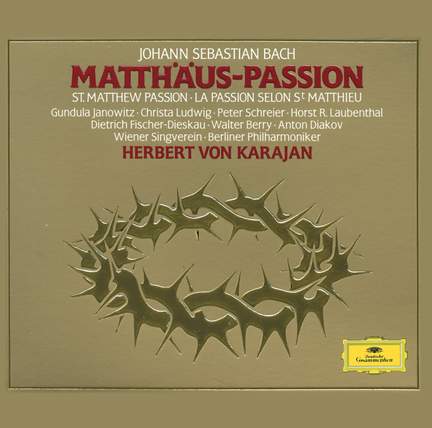 Bach, J S: St Matthew Passion, BWV244