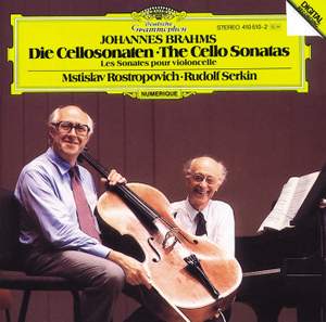 Brahms: Cello Sonatas Nos. 1 & 2