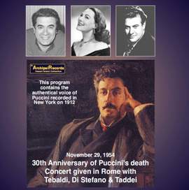 30th Anniversary of Puccini's Death