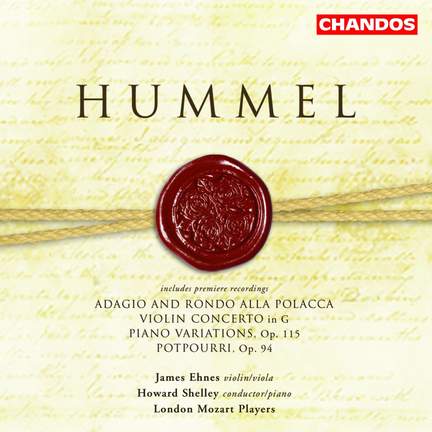 Hummel: Adagio and Rondo alla Polacca, Violin Concerto, Piano Variations