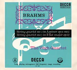 Brahms - String Quartets Nos. 2 & 3