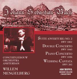JS Bach: Orchestral Suite No. 2, Double Concerto, Piano Concerto No. 5