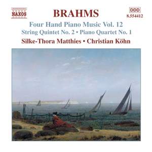Brahms: Four Hand Piano Music, Volume 12