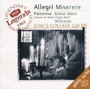 Allegri: Miserere & Palestrina: Stabat Mater & other choral works