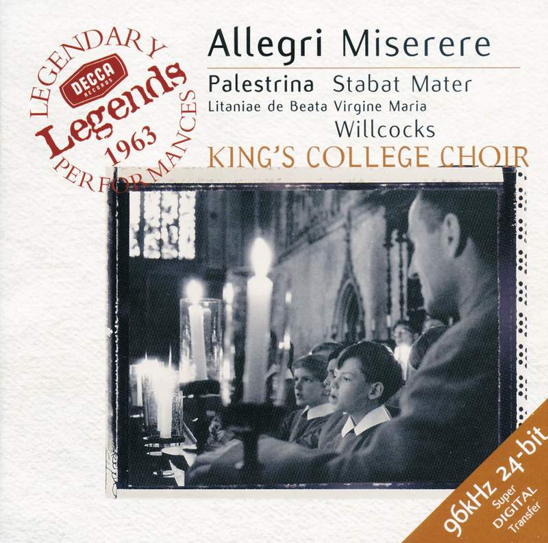 Allegri: Miserere & Palestrina: Stabat Mater - Decca: 4211472