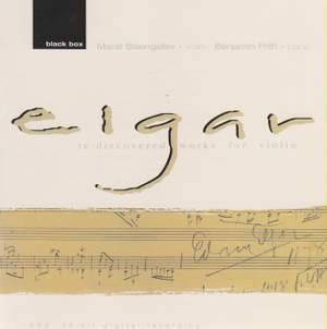 Elgar - Rediscovered works for violin Product Image