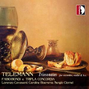 Telemann - Triosonatas for recorder, violin & b.c.
