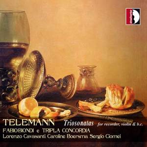 Telemann - Triosonatas for recorder, violin & b.c.
