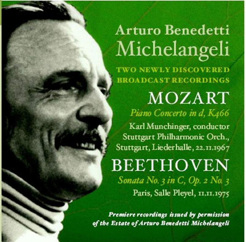Arturo Benedetti Michelangeli 公演プログラム Arturo Benedetti Michelangeli plays Mozart Piano Concertos - ica