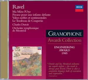 Ravel: Ma Mère l'Oye, Pavane pour une infante défunte Product Image
