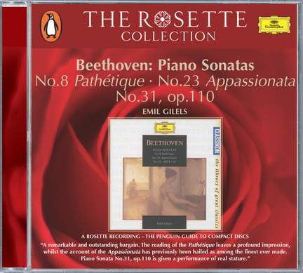 Beethoven: Piano Sonatas Nos. 8, 23 and 31