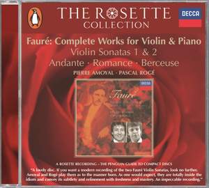 Fauré - Complete Works for Violin and Piano Product Image