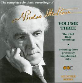 The complete piano recordings of Nicolas Medtner
