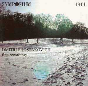 Dmitri Shostakovich - first recordings