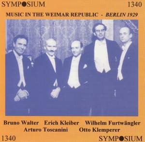Music in the Weimar Republic - Berlin 1929