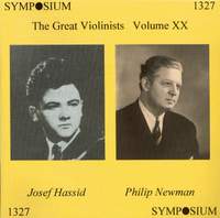 The Great Violinists Volume XX