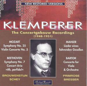 Klemperer - The Concertgebouw Recordings 1948-1951