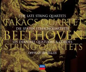 Beethoven - Late String Quartets Product Image