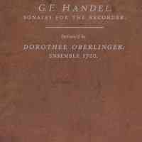 Handel - Sonatas for the Recorder