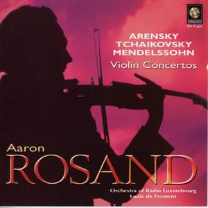 Arensky, Tchaikovsky & Mendelssohn: Violin Concertos
