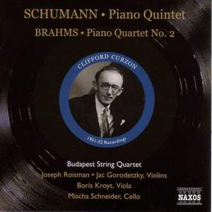 Schumann: Piano Quintet & Brahms: Piano Quartet No. 2