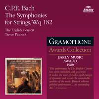 Bach, C P E: Hamburg Symphonies (6) for Strings, Wq. 182 (H657-662)