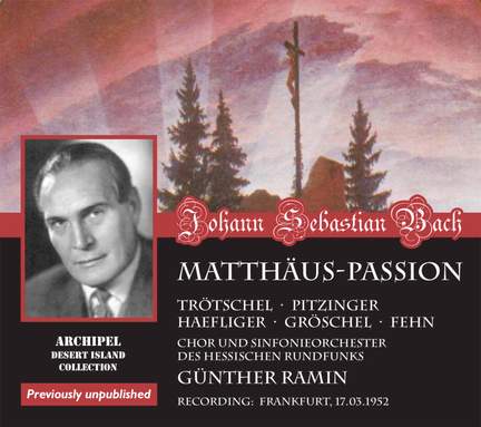Bach, J S: St Matthew Passion, BWV244