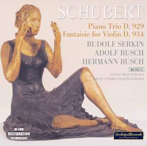 Schubert: Piano Trio No. 2 in E flat major, D929, etc.