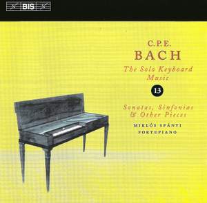 C P E Bach - Solo Keyboard Music Volume 13 Product Image