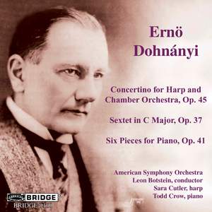 Dohnányi: Concertino for Harp and Chamber Orchestra, Op. 45 (1952), etc.