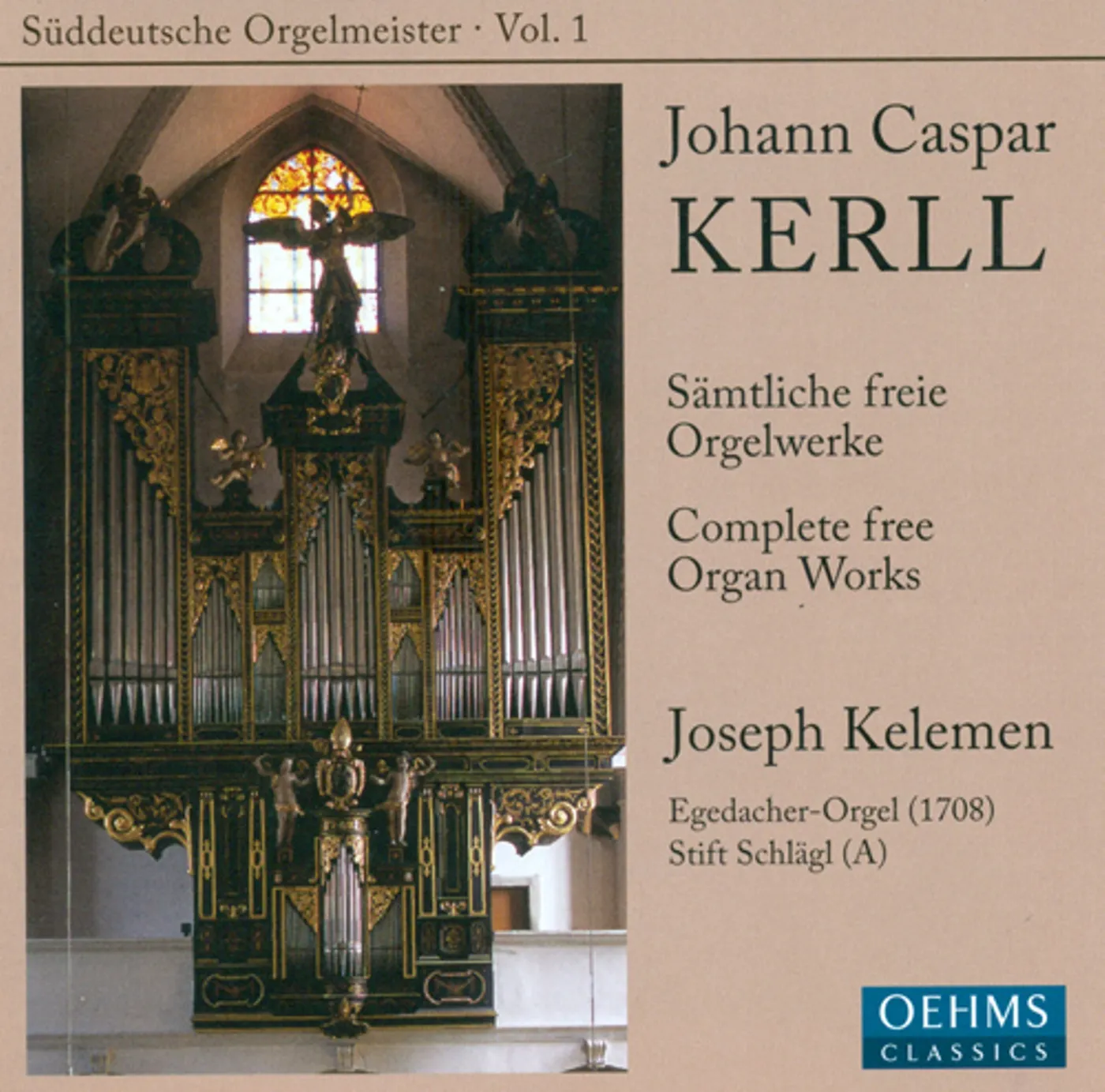 独CD Kerll、 Hassler-Consort; Raml Kerll:Missa Pro Defunctis  MDG61407392  /00110 Suddeutsche Orgelmeister Volume 1: Johann Caspar Kerll