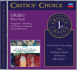 Grieg: Peer Gynt, incidental music, Op. 23 Product Image