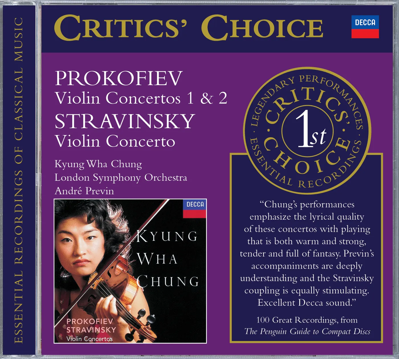 新発売 Violin Stravinsky: & Prokofiev Concertos 4767226 Decca: - その他
