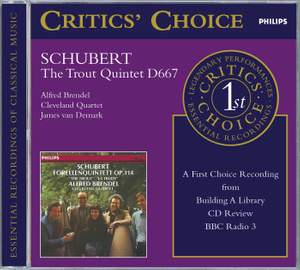 Schubert: Piano Quintet in A major, D667 'The Trout'