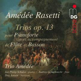 Rasetti: Three Trios Op. 13 for Piano, Flute & Bassoon