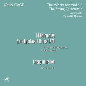 Cage: 44 Harmonies from Apartment House 1776, etc.