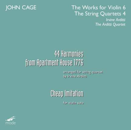 Cage: 44 Harmonies from Apartment House 1776, etc.