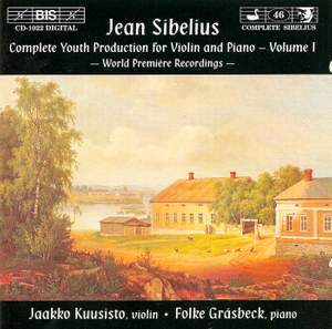 Sibelius - Youth Production for Violin & Piano, Volume 1