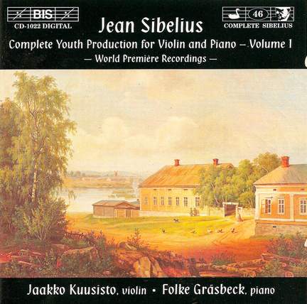 Sibelius - Youth Production for Violin & Piano, Volume 1