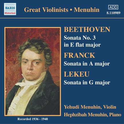 Great Violinists - Menuhin