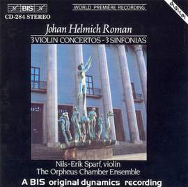 Johan Helmich Roman - Violin Concertos & Sinfonias