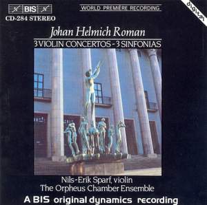 Johan Helmich Roman - Violin Concertos & Sinfonias Product Image