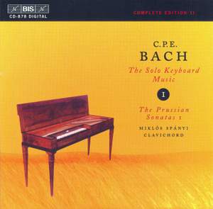 C P E Bach - Solo Keyboard Music Volume 1