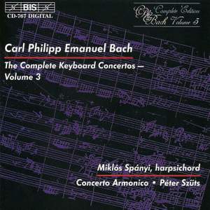 C P E Bach - Complete Keyboard Concertos, Volume 3