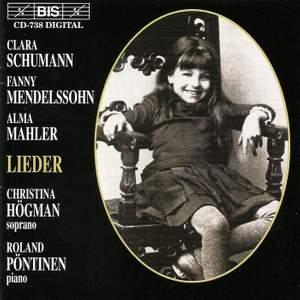 Clara Schumann, Fanny Mendelsohn, Alma Mahler - Lieder